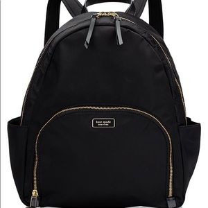 SOLD Kate Spade Large Backpack Dawn Black Nylon